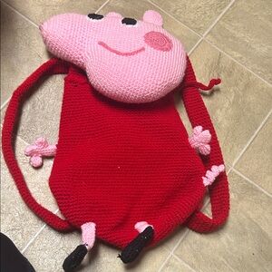 Peppa Pig crochet Kids backpack